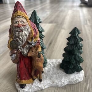 Craig Kirkwood For Demdaco 2002 Santa Figurine Christmas Decor 8” Tall